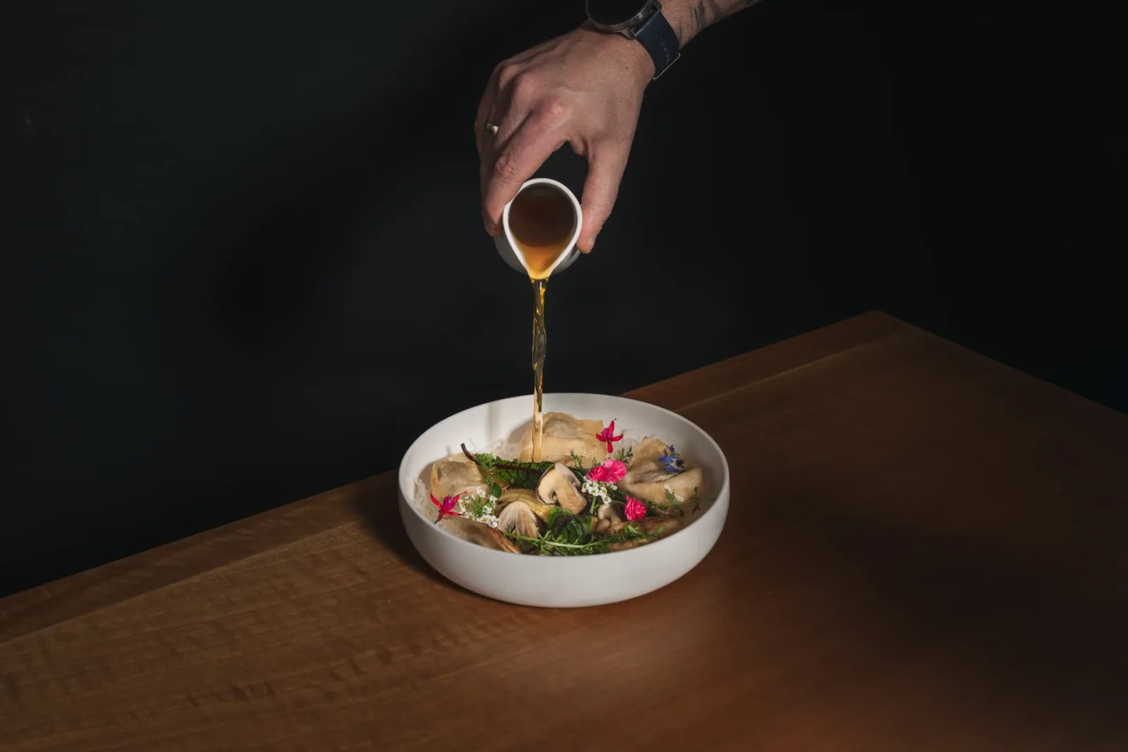 Signature Dish – Teigtaschen im Restaurant Legends